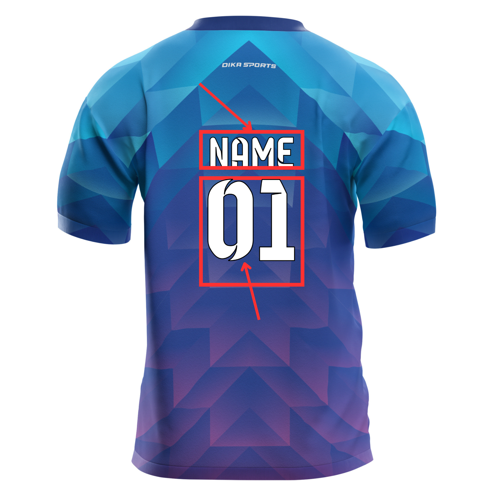 Custom name and number tshirts for men 