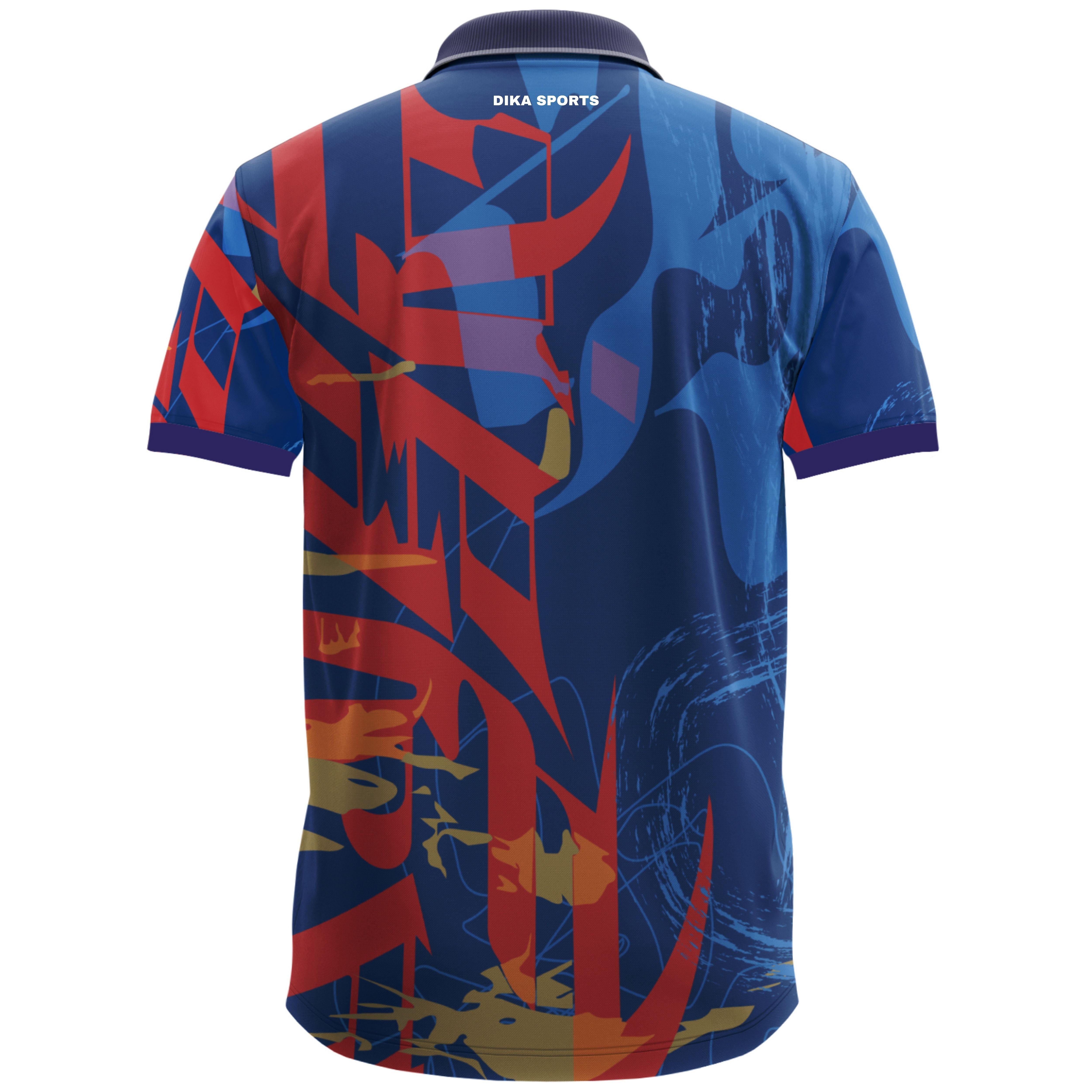 Custom printed cricket jersey 23