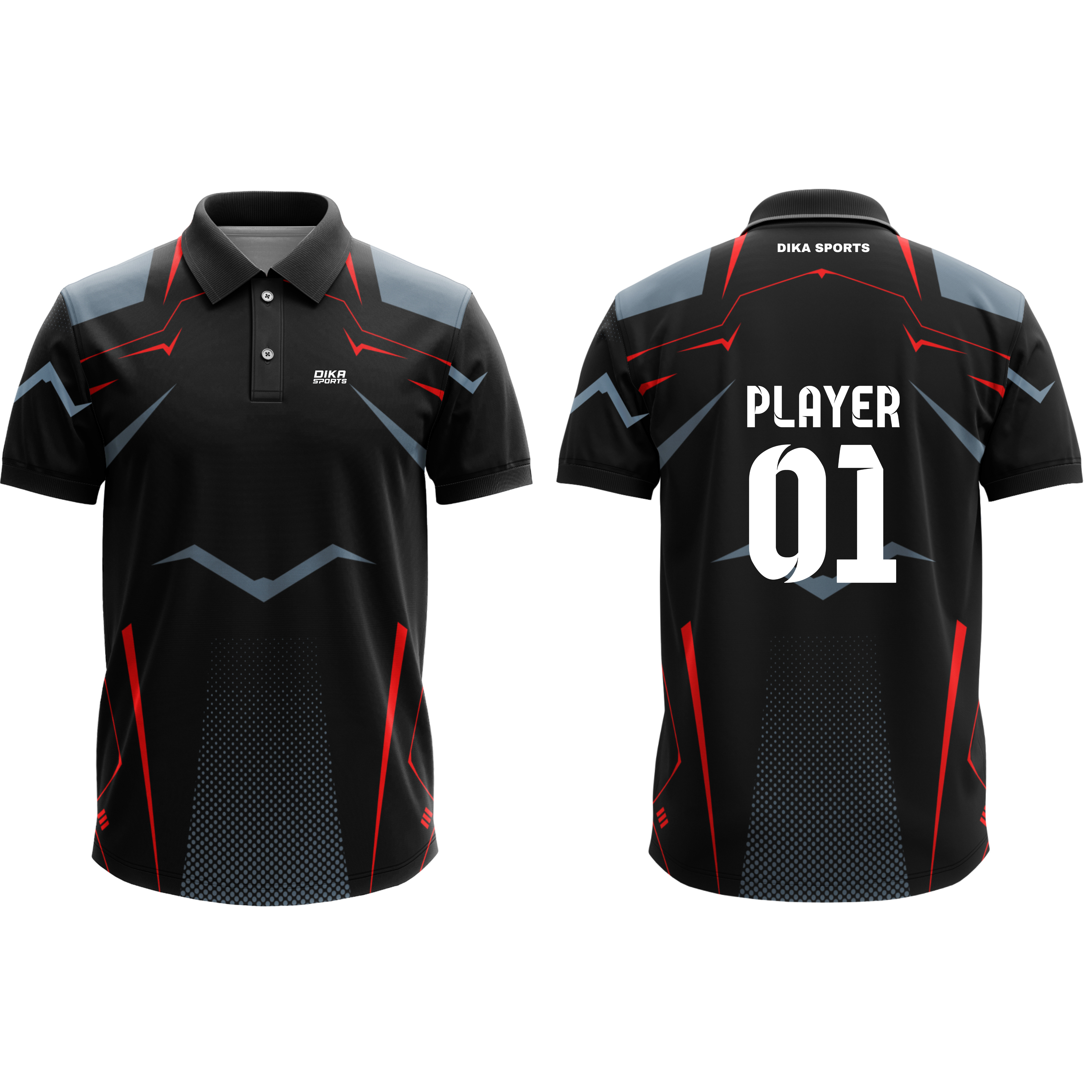 Custom printed cricket jersey 31