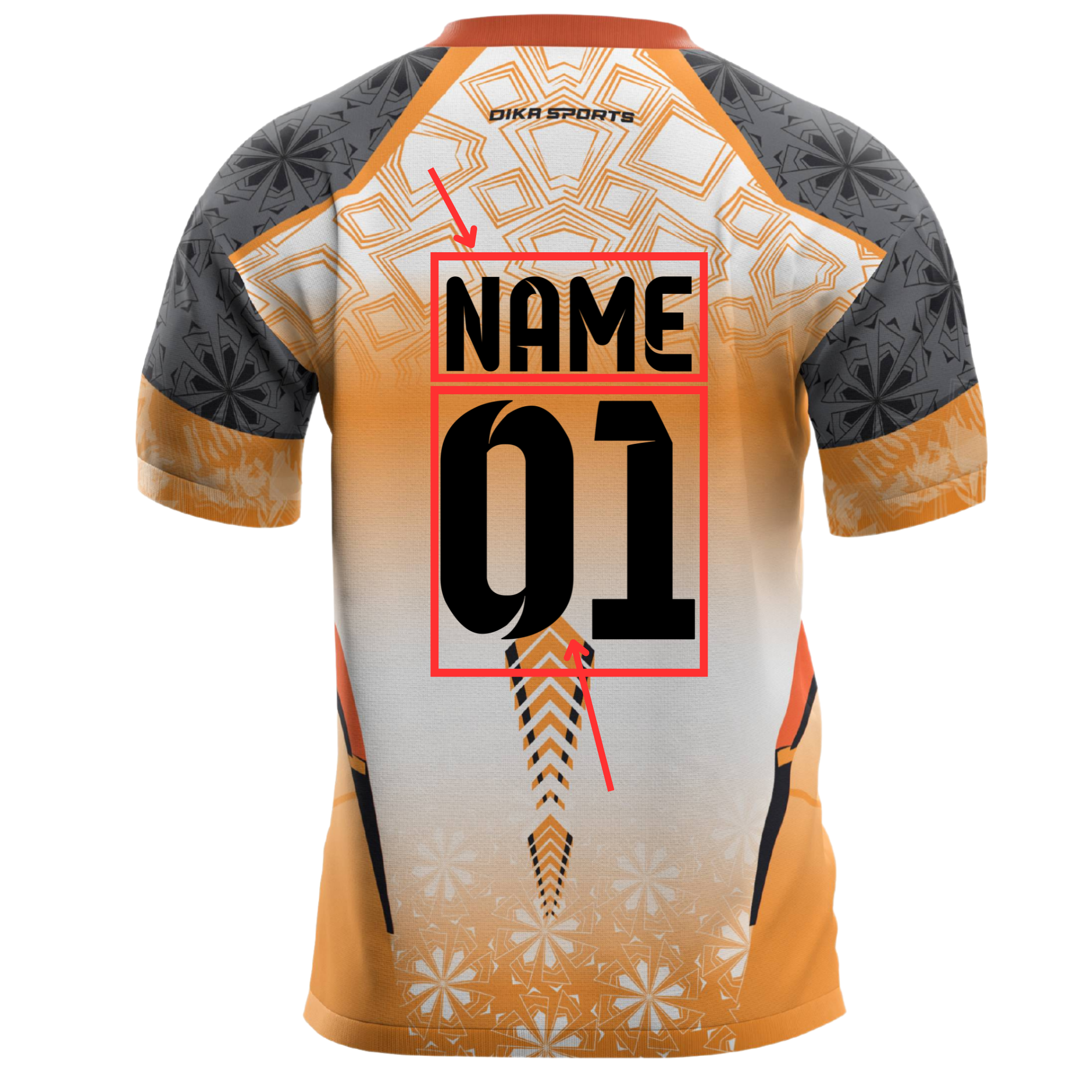 Custom team jersey