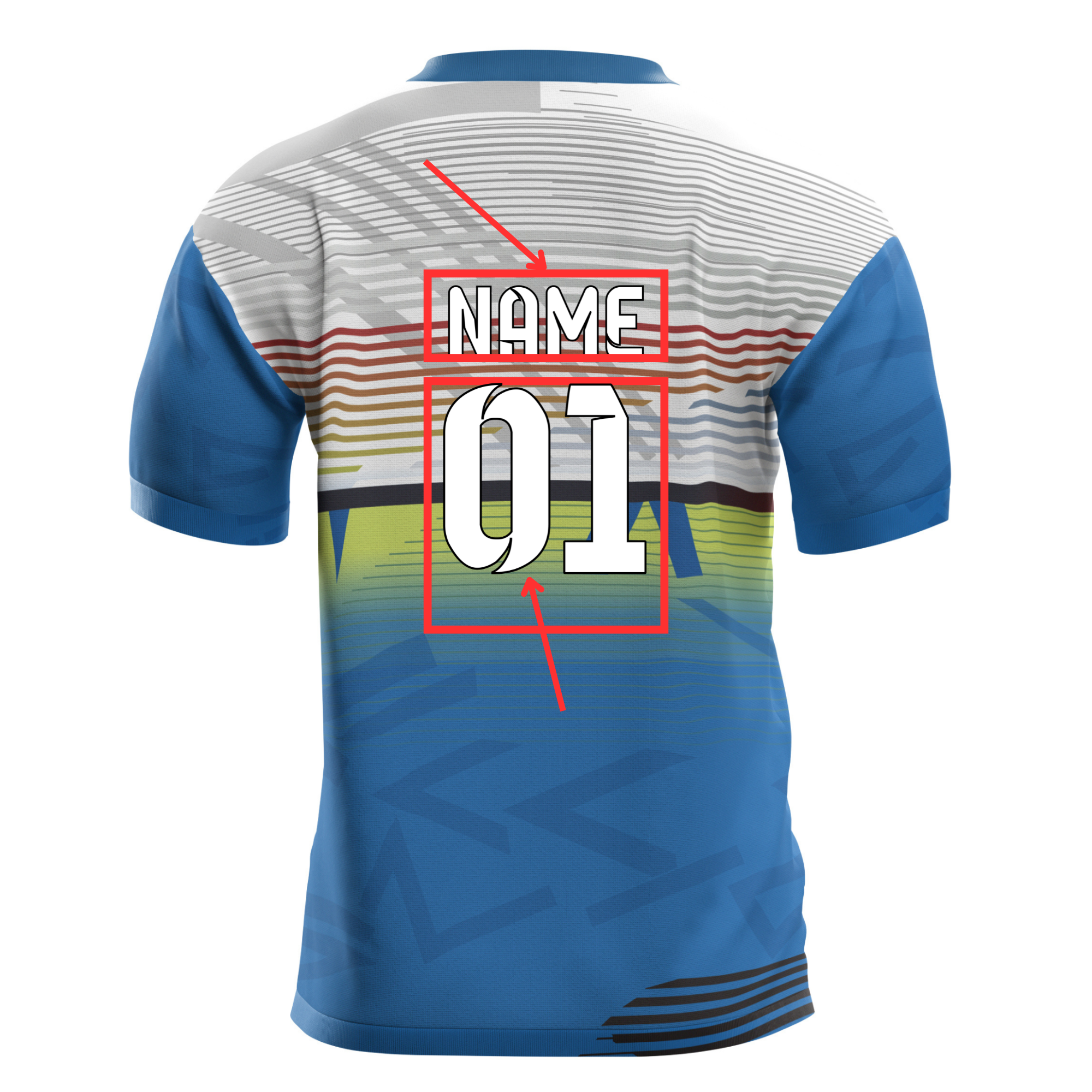 Digital Printed Custom Cricket jersey for fans 