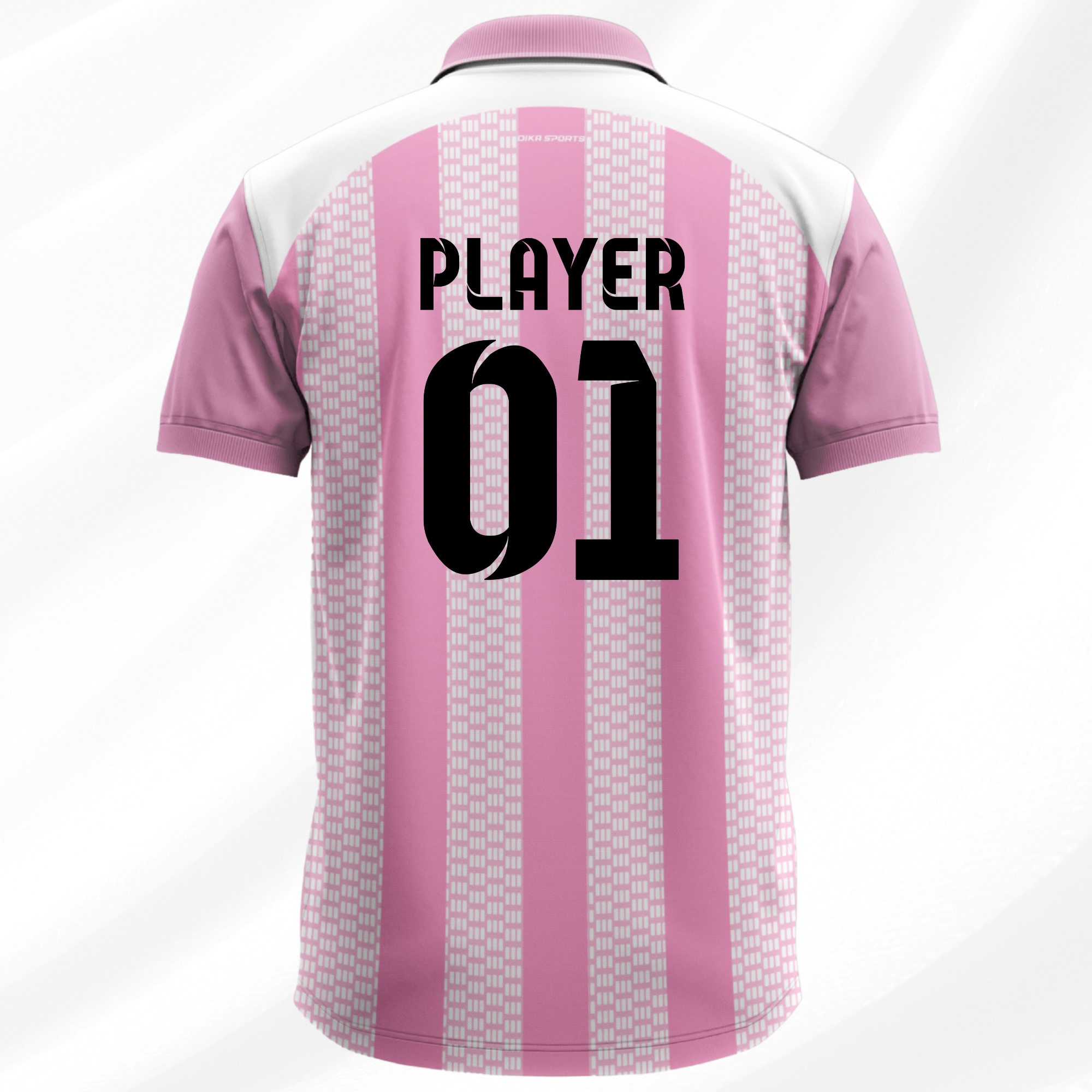 Dika Sports t20 world cup 2026 latest India Cricket jersey Pink Cricket t-shirt with collar