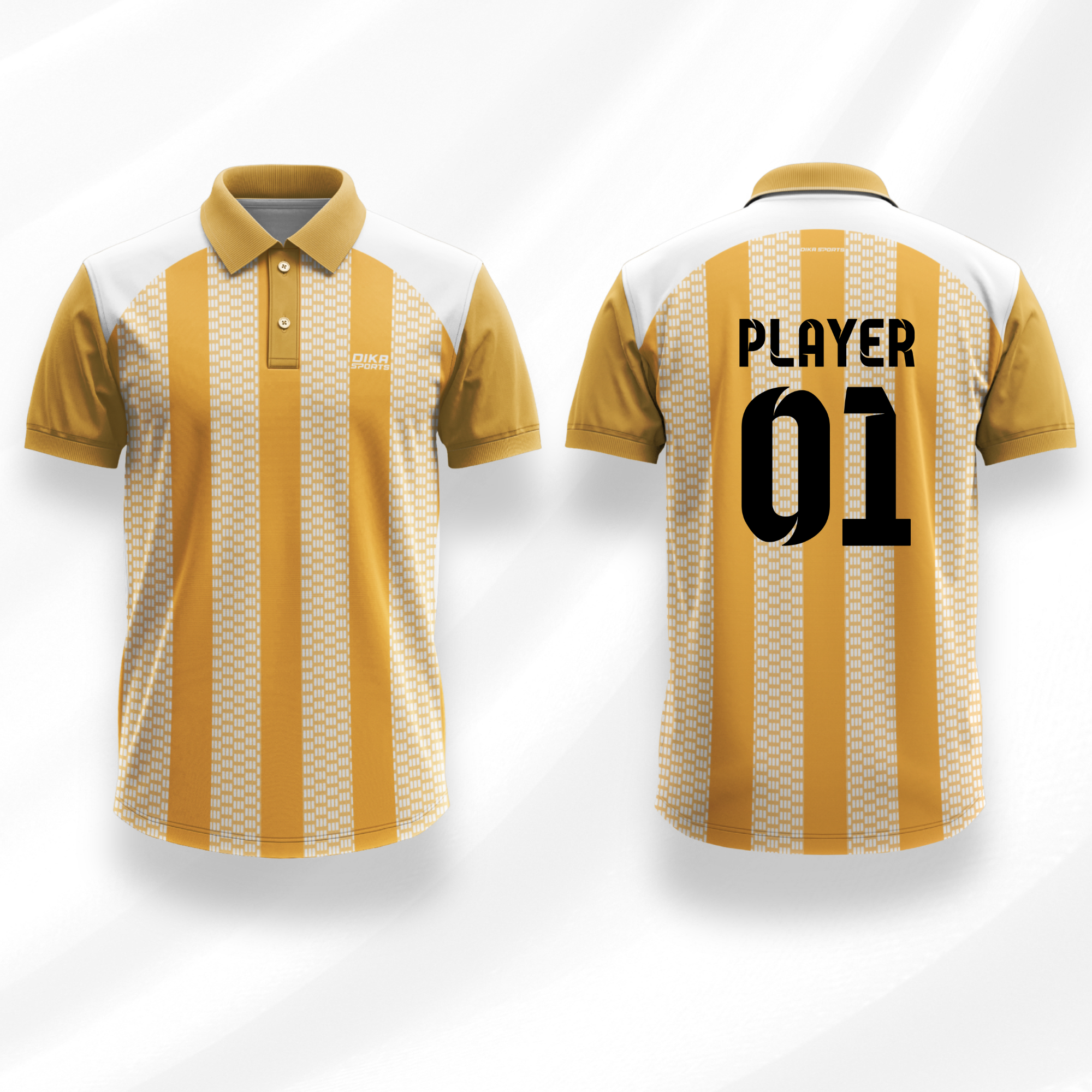 Dika Sports t20 world cup 2026 latest India Custom Orange jersey Cricket t-shirt