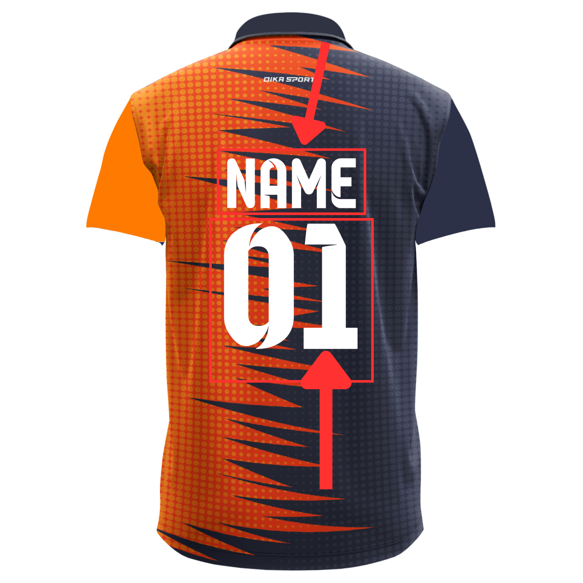 Name and number jersey 2