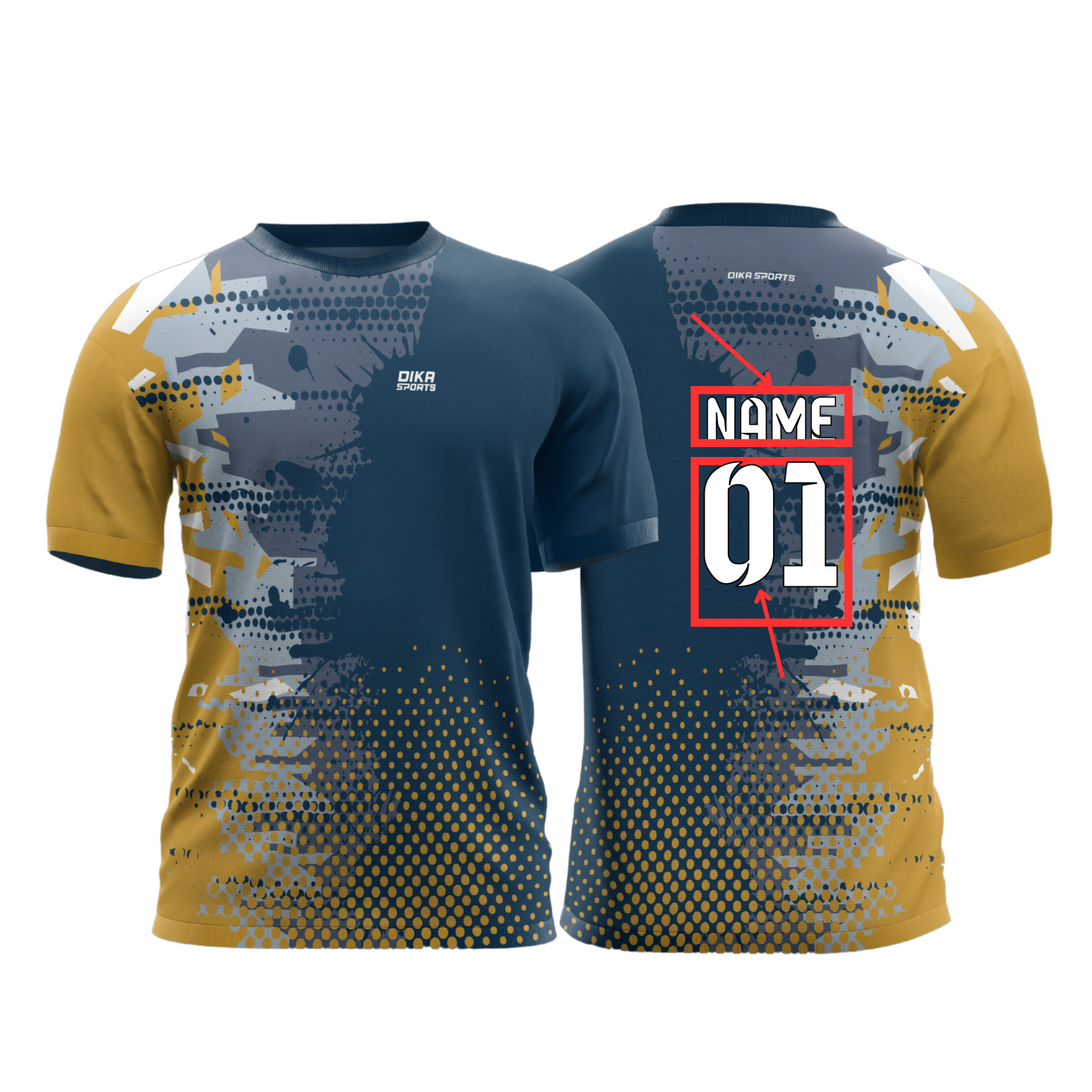 Name and number jersey online with essential options 