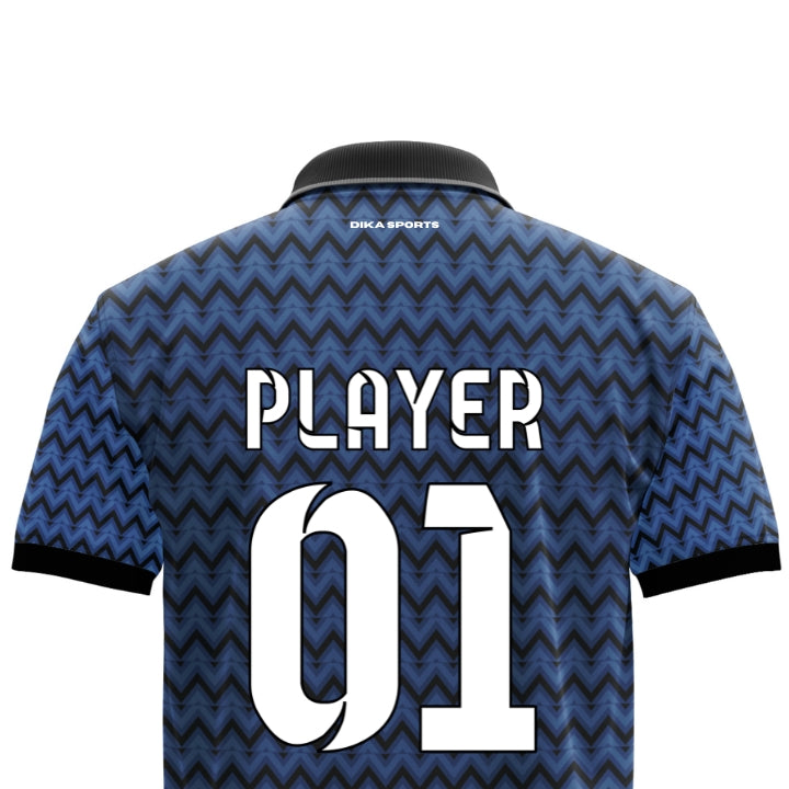 cricket printed blue jersey 30