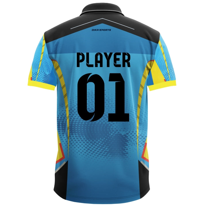 customized blue cricket jersey for men 29