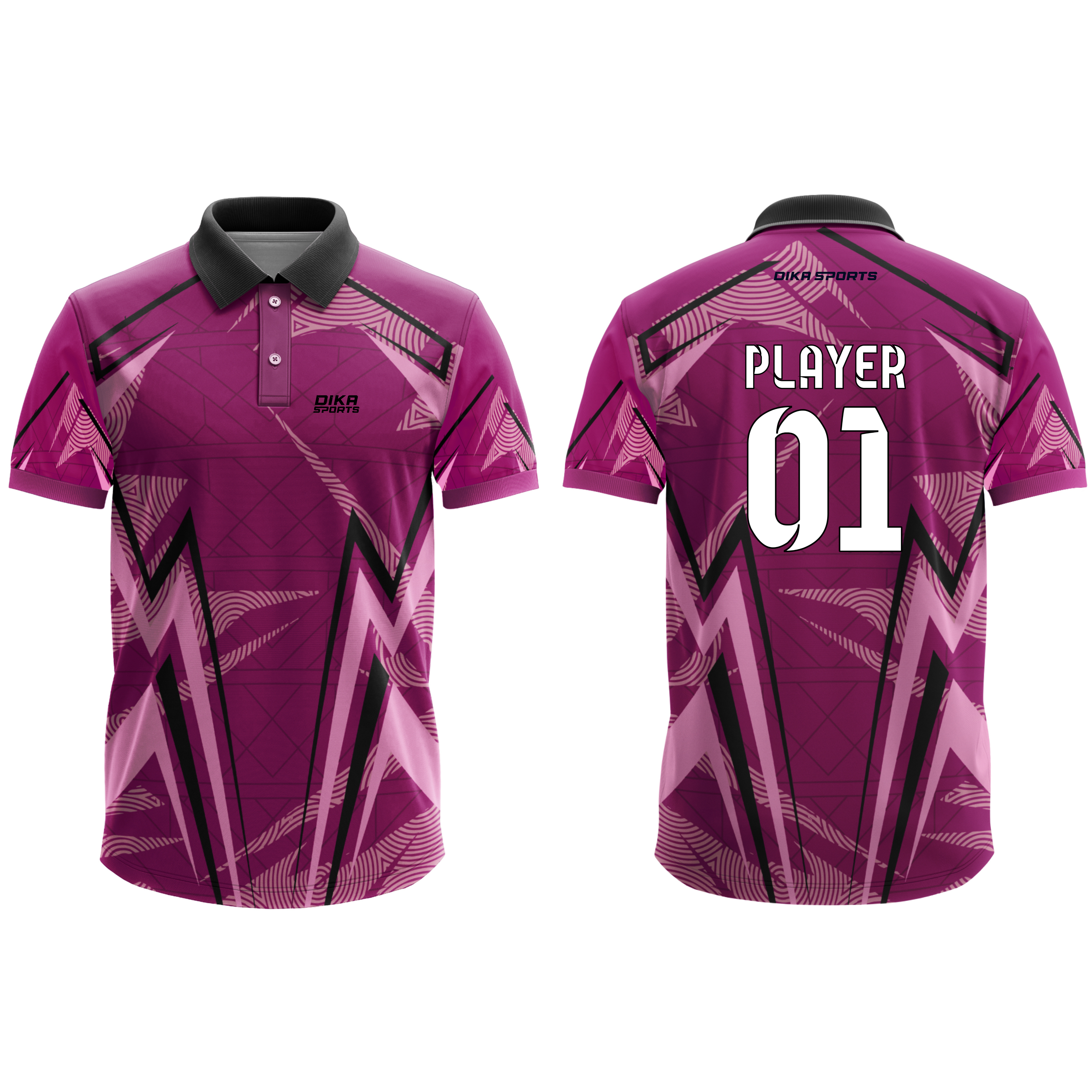 pink sports jersey 36